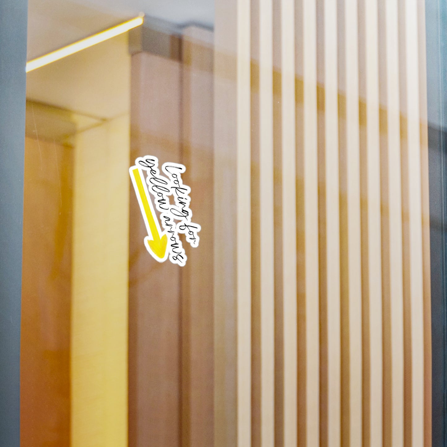 Yellow Arrows Sticker