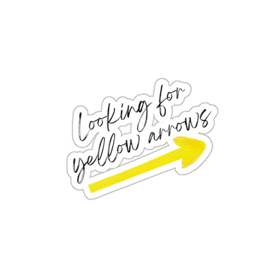 Yellow Arrows Sticker