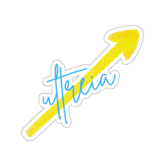 Ultreia Yellow Arrow Sticker